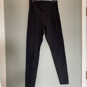 Girlfriend Collective like new! black compression tights size Medium